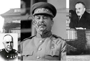 Die Häuser der sowjetischen Delegation